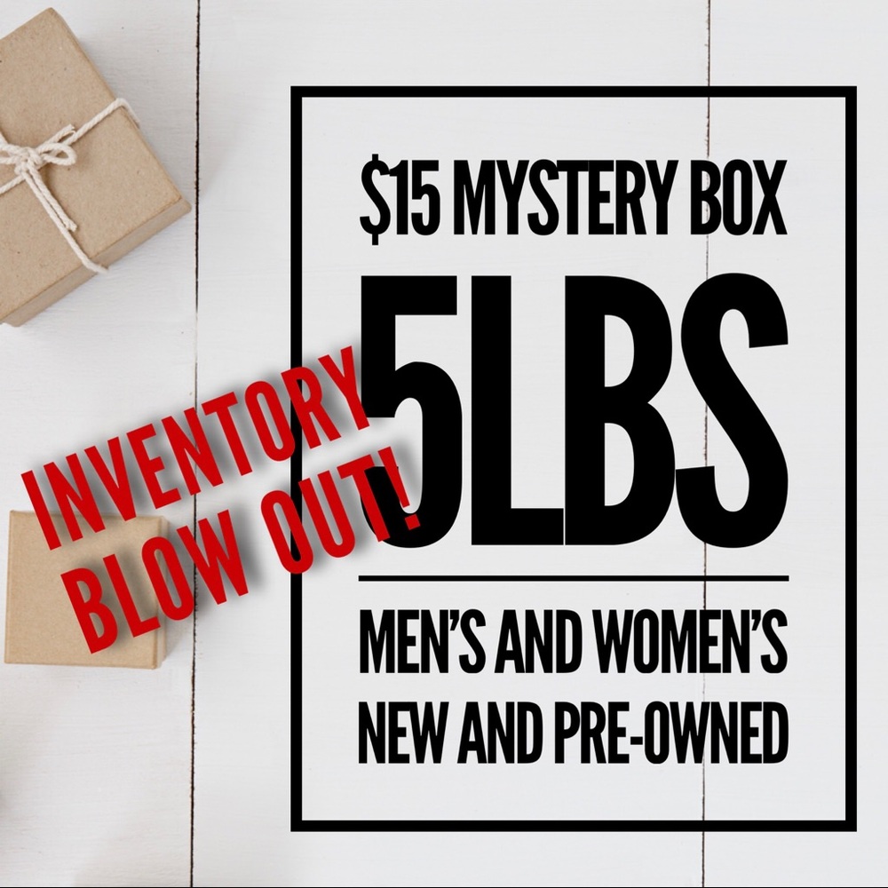 INVENTORY BLOW OUT MYSTERY BOX SALE